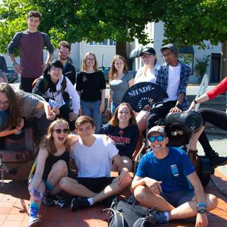 Scavenger Hunt with fellow Residence Building 