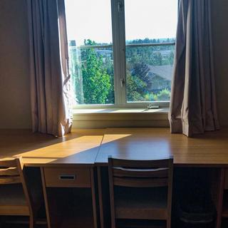 apartment desk space of double room 